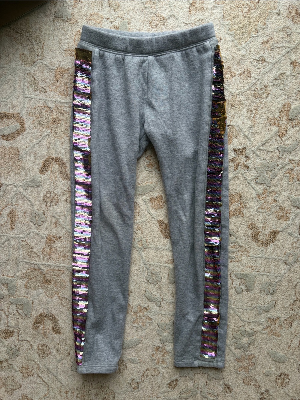GAP Kids Colorful Striped Sequin Joggers